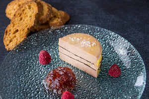 Foie gras mi-cuit à la truffe noire